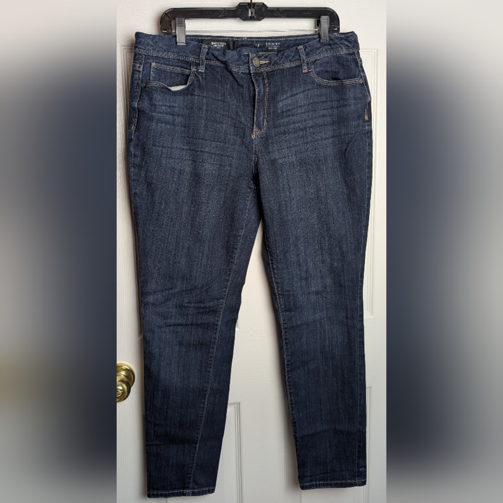Simply Vera Vera Wang Dark Indigo Straight Leg Jeans